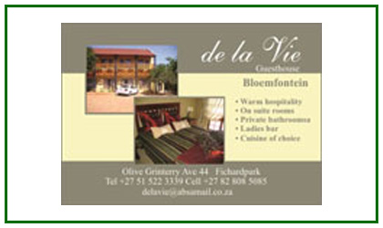 de la Vie Guest Lodge