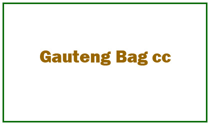 Gauteng bag cc